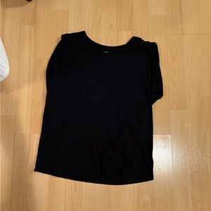 Express Black Short Sleeve Crewneck Tee